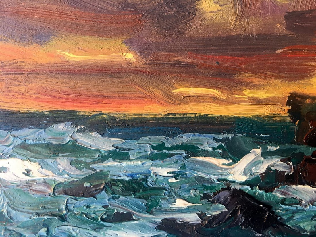 Oil painting Storm for the night Alexander Nikolaevich Cherednichenko - 8