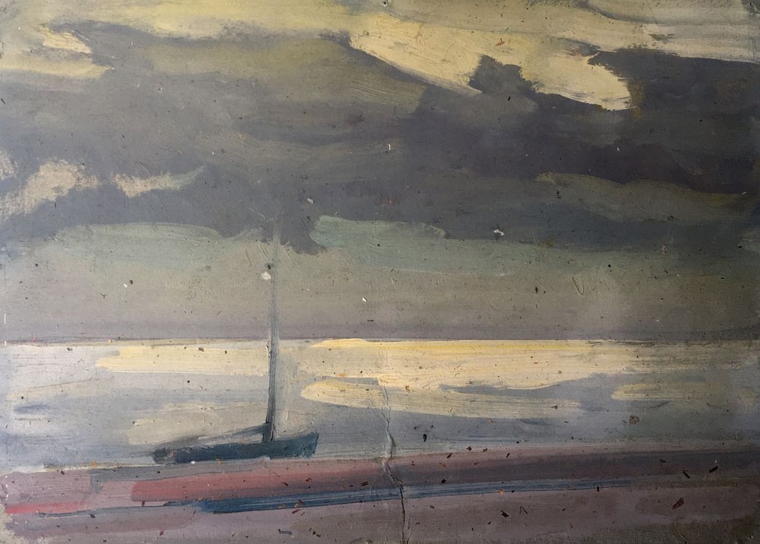 Oil painting By the sea Peter Tovpev (1 of 12)