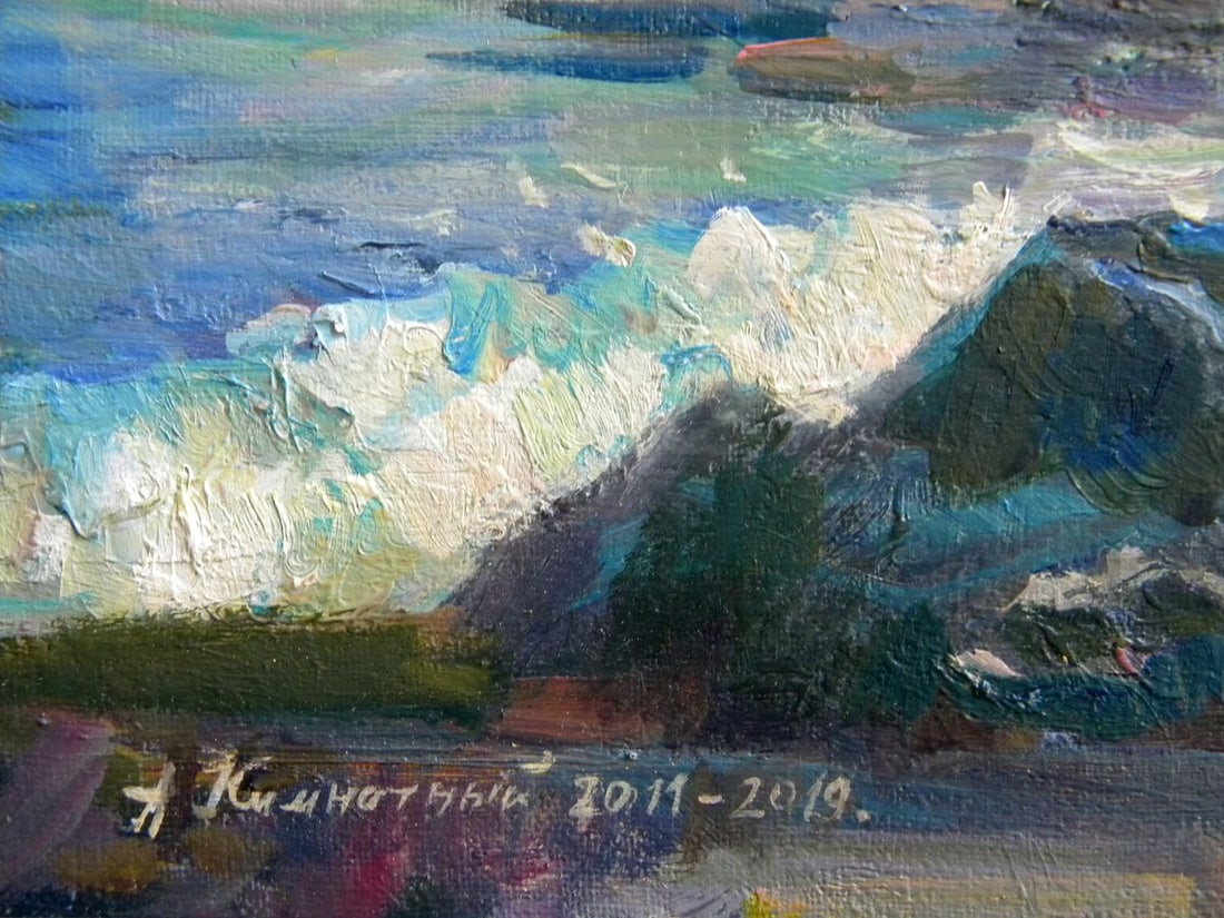 Oil painting Crimea. After rain Anatoly Kymnatny - 3