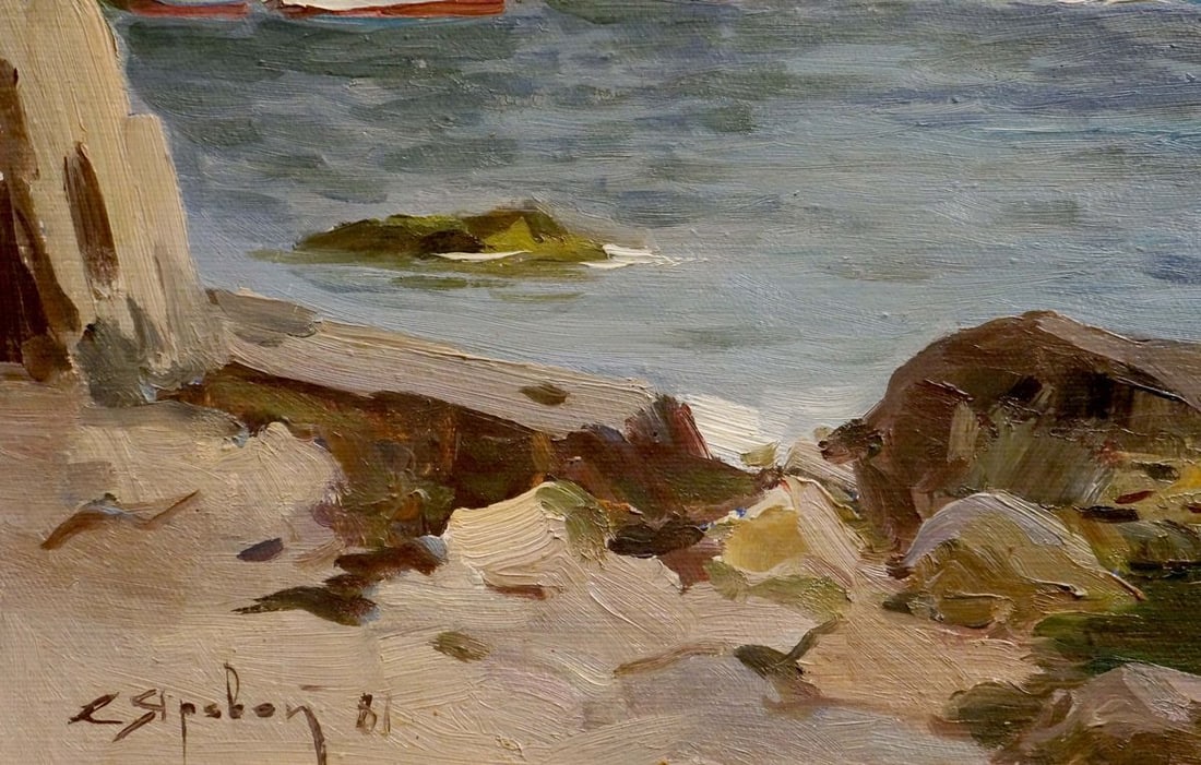 Oil painting Cruise vacation Yarovoy Stepan Kalinovich - 2
