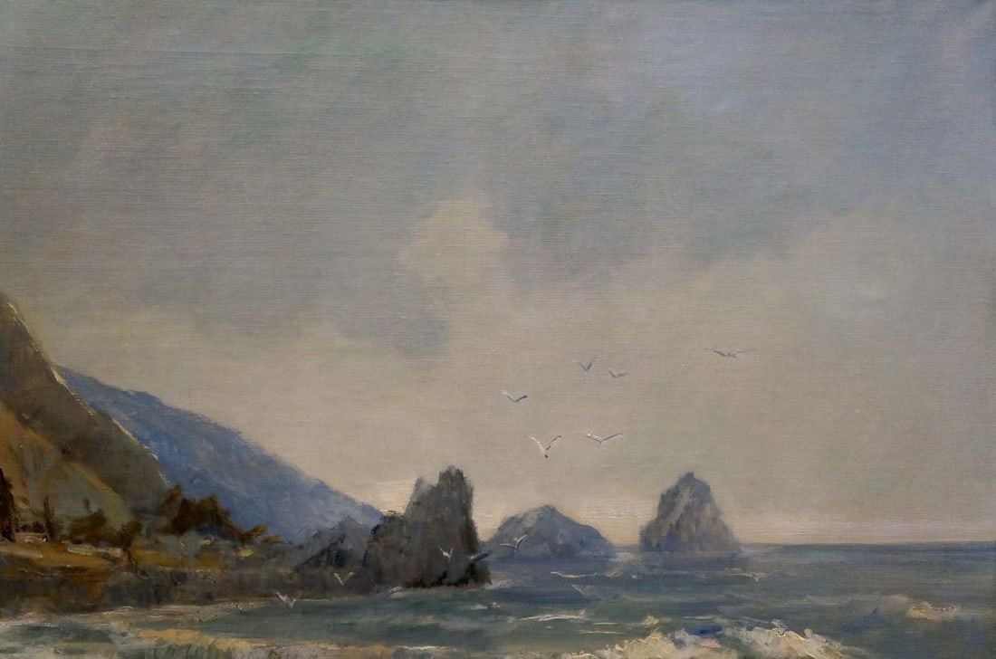 Oil painting Before the storm - 4