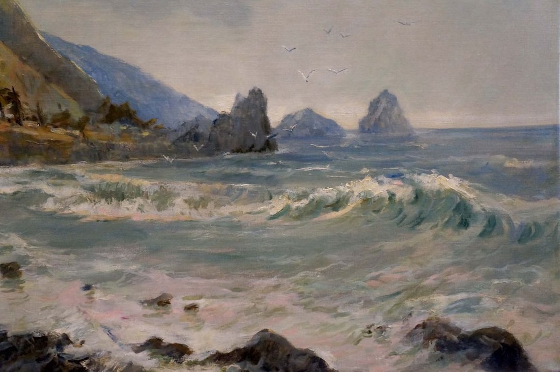 Oil painting Before the storm - 5