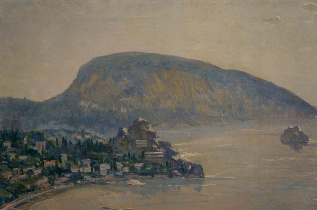 Oil painting Greece landscape Sulimenko Petr Stepanovich - 3