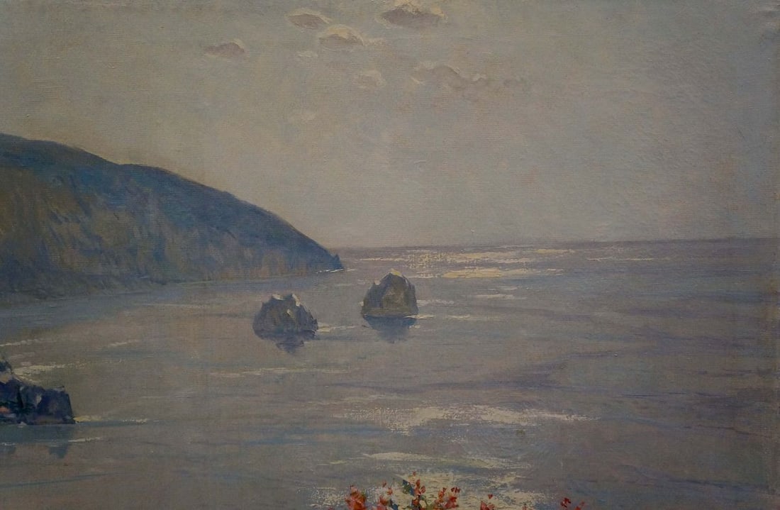 Oil painting Greece landscape Sulimenko Petr Stepanovich - 4