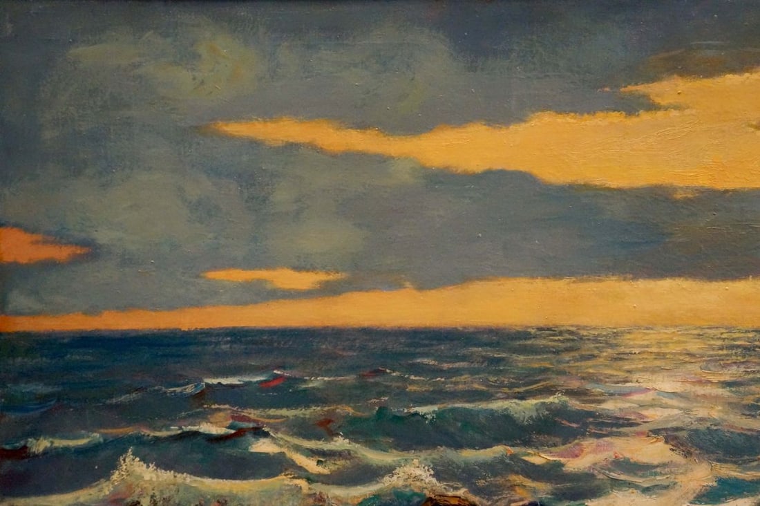 Oil painting Sunset at sea Zakharov Fedor Zakharovich - 3