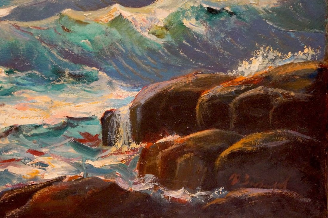 Oil painting Sunset at sea Zakharov Fedor Zakharovich - 5