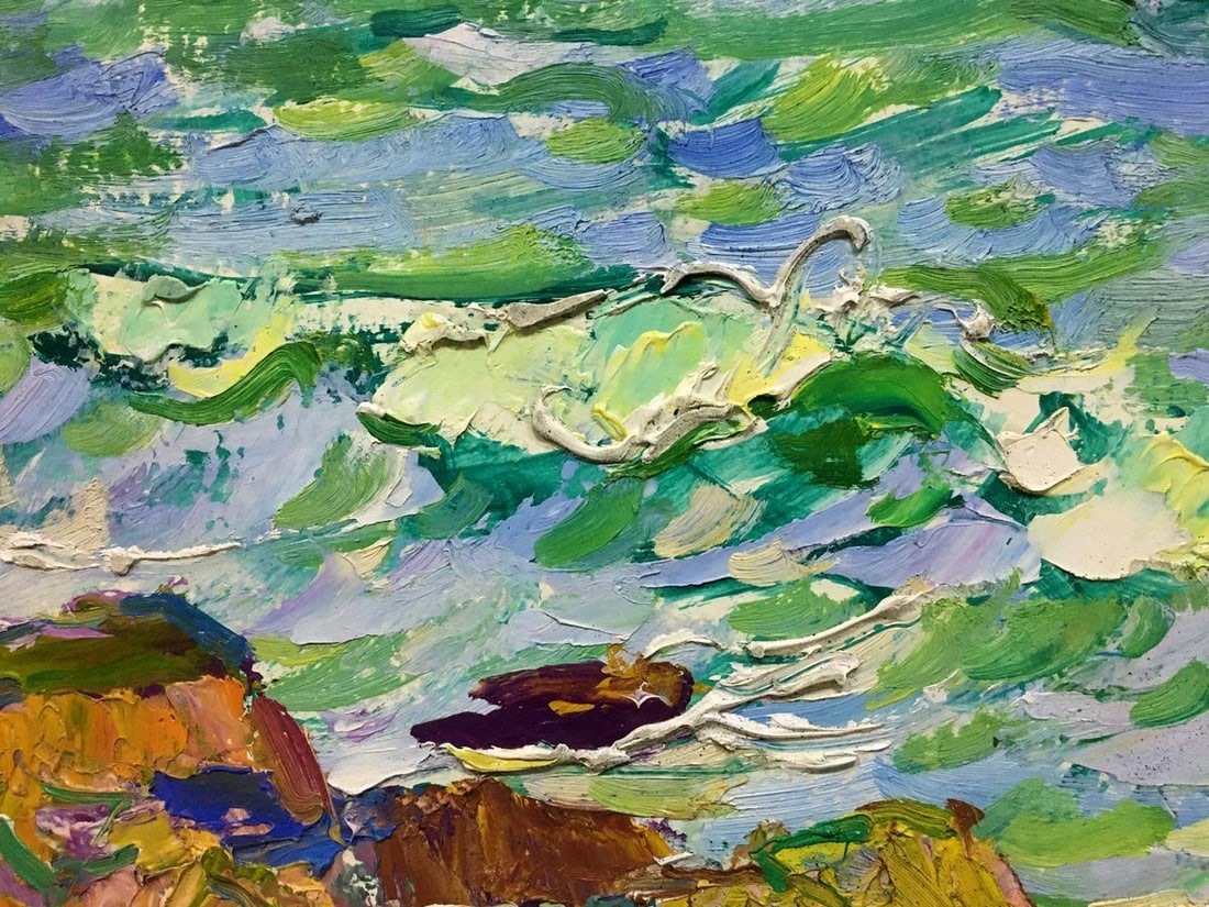 Oil painting Near the shore Chegodar Vasily Dmitrievich - 3