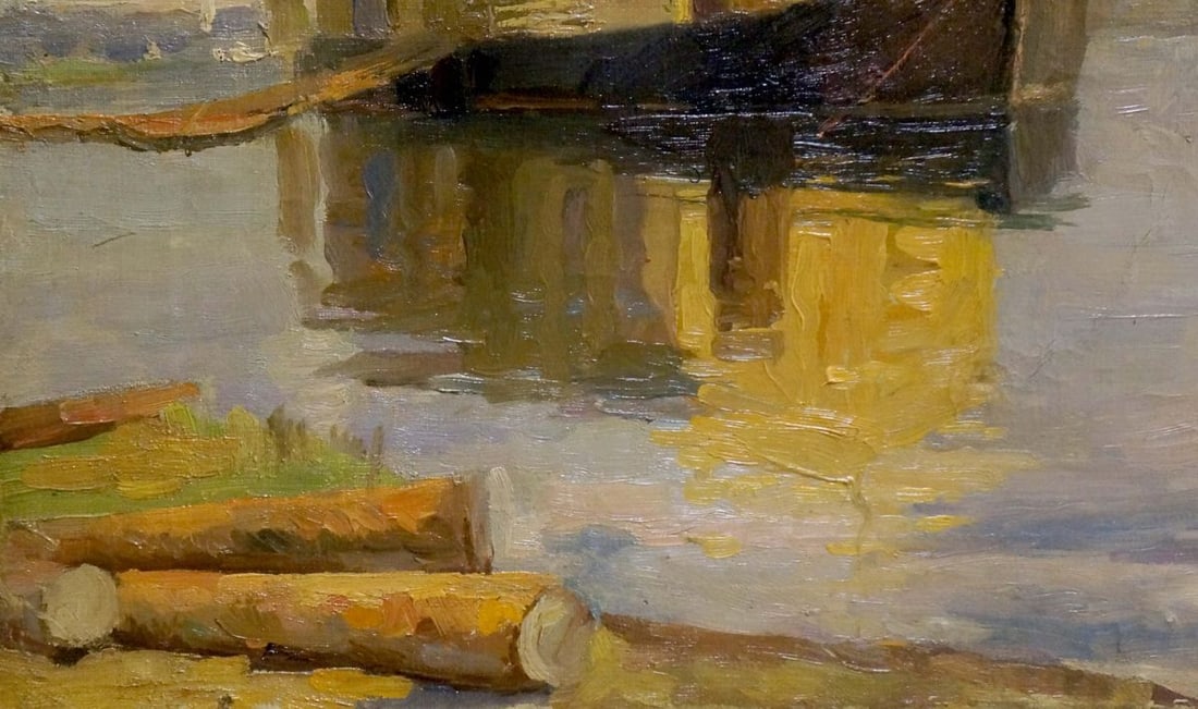 Oil painting Port - 3