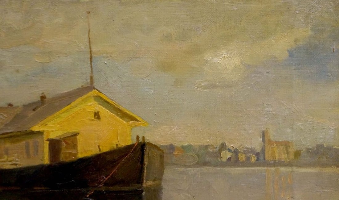 Oil painting Port - 5