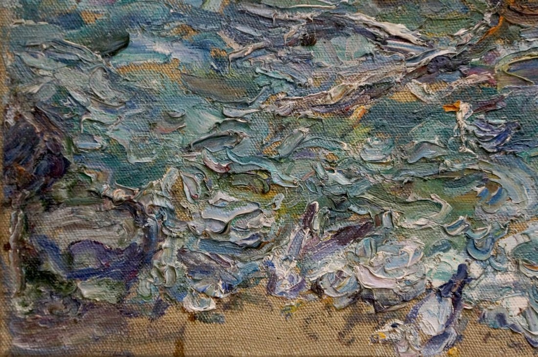 Oil painting Sea in winter Sorokina Natalia Tikhonovna - 2