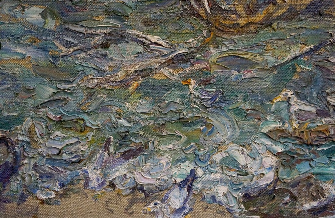 Oil painting Sea in winter Sorokina Natalia Tikhonovna - 6