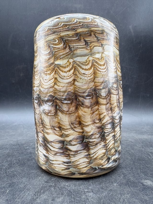 Early Doug Sweet Signed Studio Art Glass Vase, Dated 1978 - 7