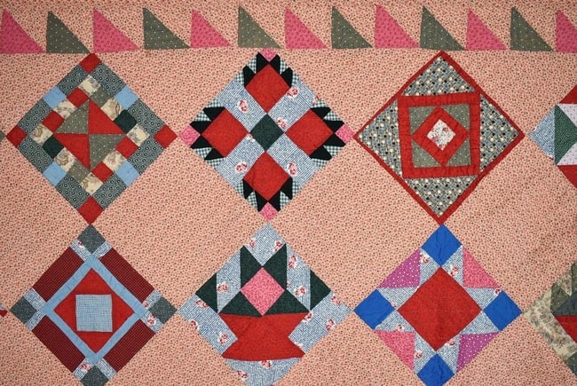 1920's Mennonite Sampler Quilt - 2