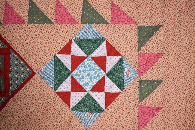 1920's Mennonite Sampler Quilt - 3