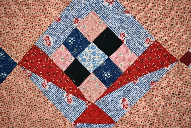 1920's Mennonite Sampler Quilt - 7