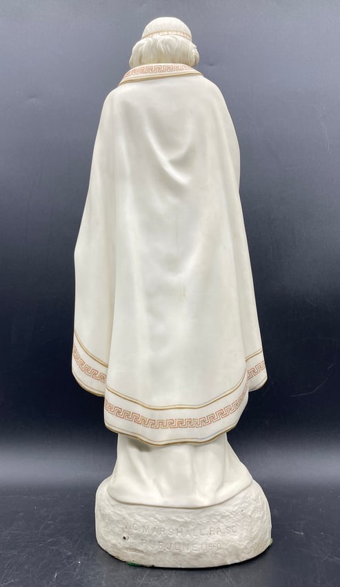 Antique 1860, COPELAND PARIAN HERMIONE STATUE - 4