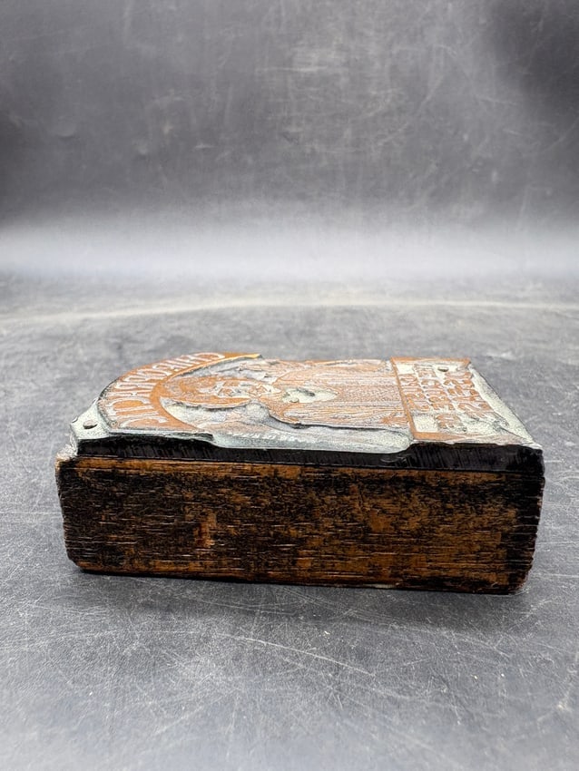 CHIROPRACTIC ADJUSTS THE CAUSE OF DIS-EASE Vintage Printer Block - 7