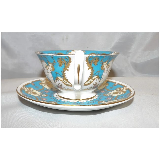 Royal Collection Bone China Cabinet Cup & Saucer Golden Jubilee of Queen Victoria - 3