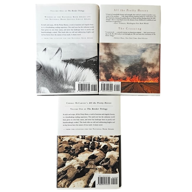 Cormac McCarthy Border Trilogy Hard Cover Dust Jackets - 5
