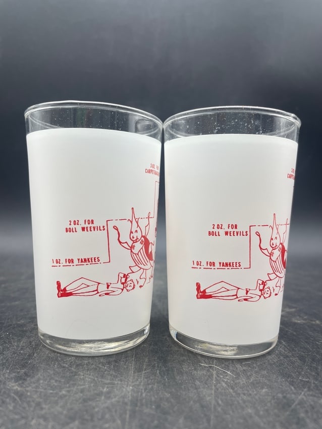 Pair of Federal Glass Comedy Glasses SAY WHEN YOU-ALL! - 3