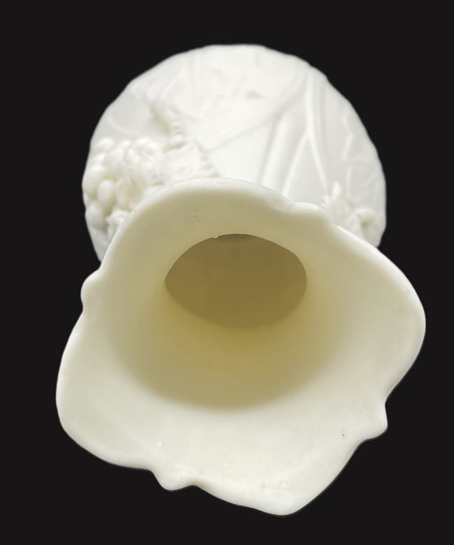 Antique Bennington Parian Vase circa 1860 - 6