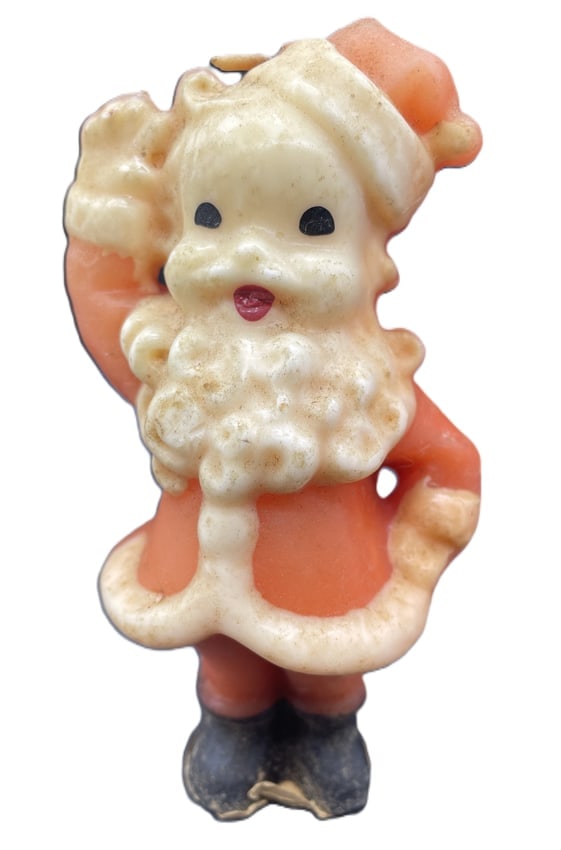 Vintage Gurley Waving Santa Candle - 2