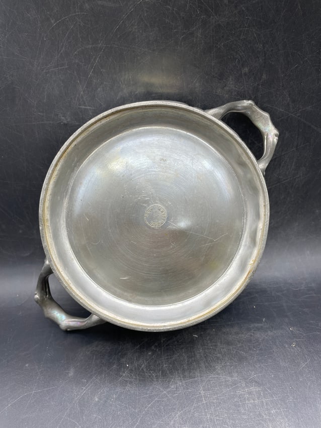 Antique circa 1900 Art Nouveau KAYSERZINN Pewter Tureen - 6
