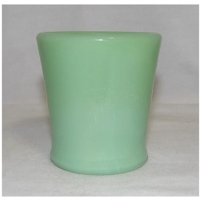 Rare Fire King Oven Glass D Handle Jadeite Coffee Mug - 5