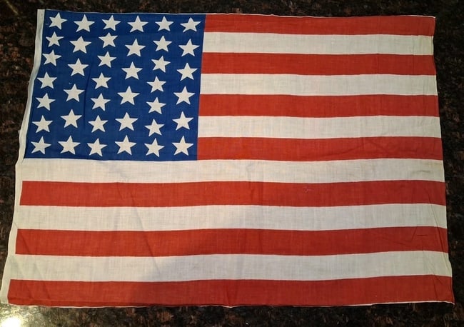 American Flag 39 Star 1889 North Dakota perfect size for framing #2 Minty (1 of 4)