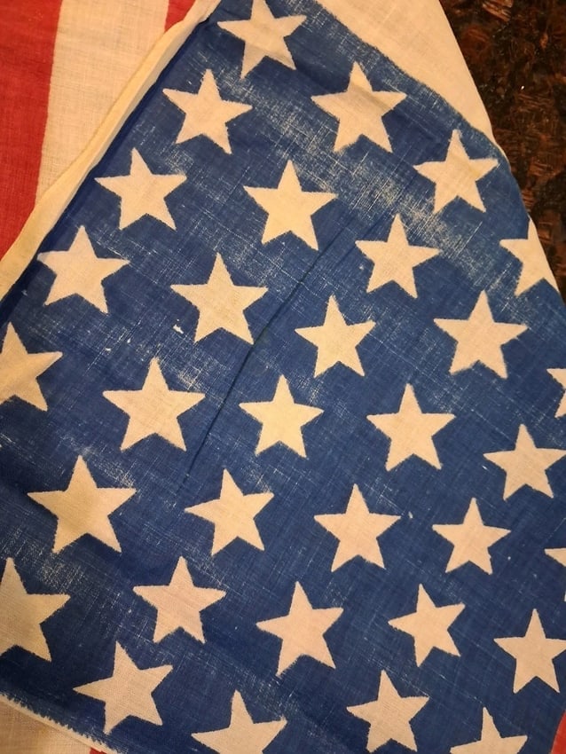 American Flag 39 Star 1889 North Dakota perfect size for framing #2 Minty - 4