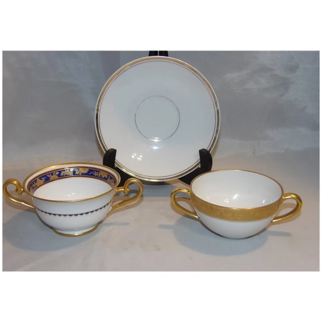 Bavarian & Italian Double Handle Tea Cups - 2