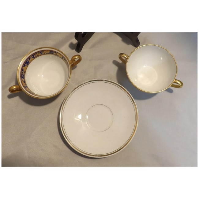 Bavarian & Italian Double Handle Tea Cups - 3
