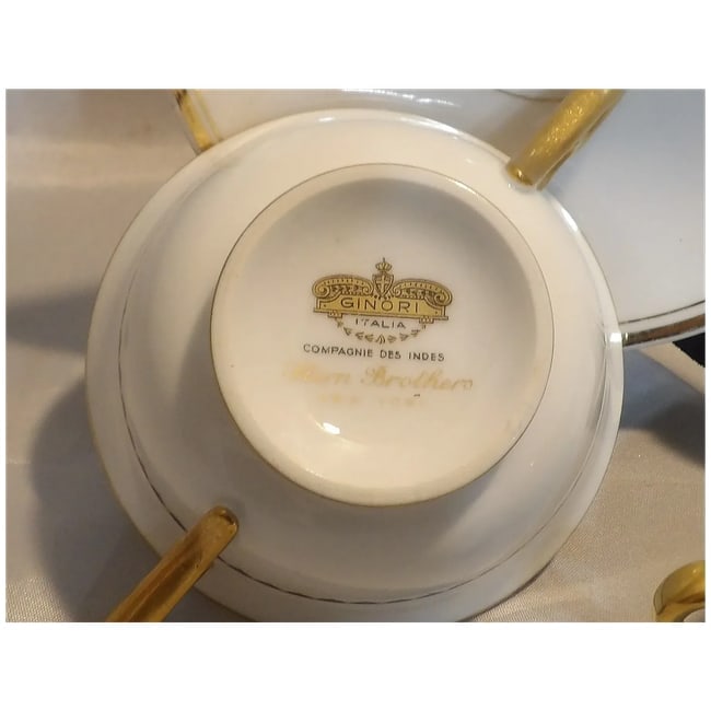 Bavarian & Italian Double Handle Tea Cups - 5