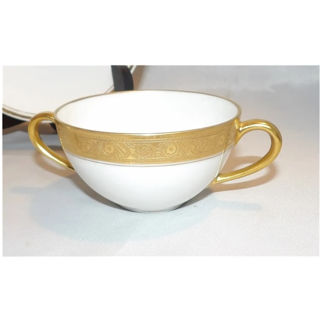 Bavarian & Italian Double Handle Tea Cups - 6