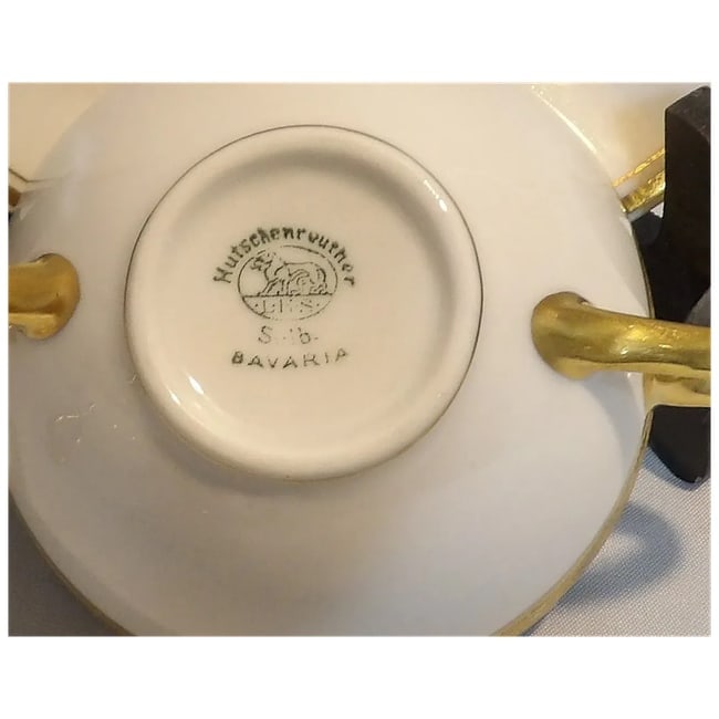 Bavarian & Italian Double Handle Tea Cups - 7