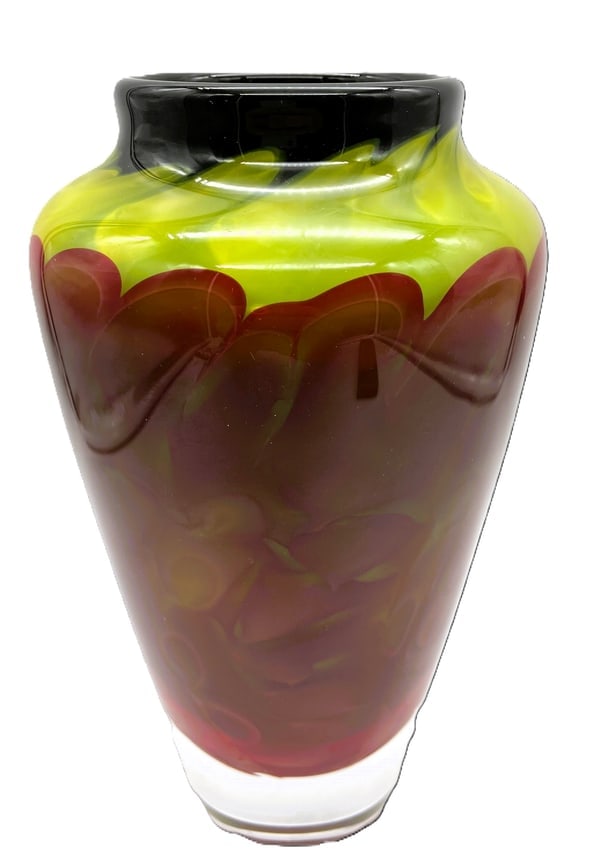 STUNNING JOSEPH NIELANDER VEILED SCULPTURAL VASE (1 of 8)