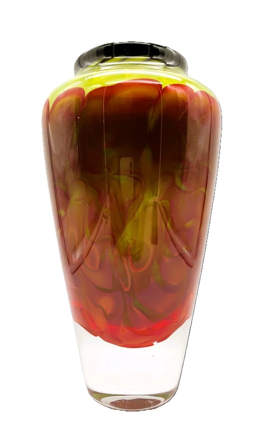 STUNNING JOSEPH NIELANDER VEILED SCULPTURAL VASE - 3