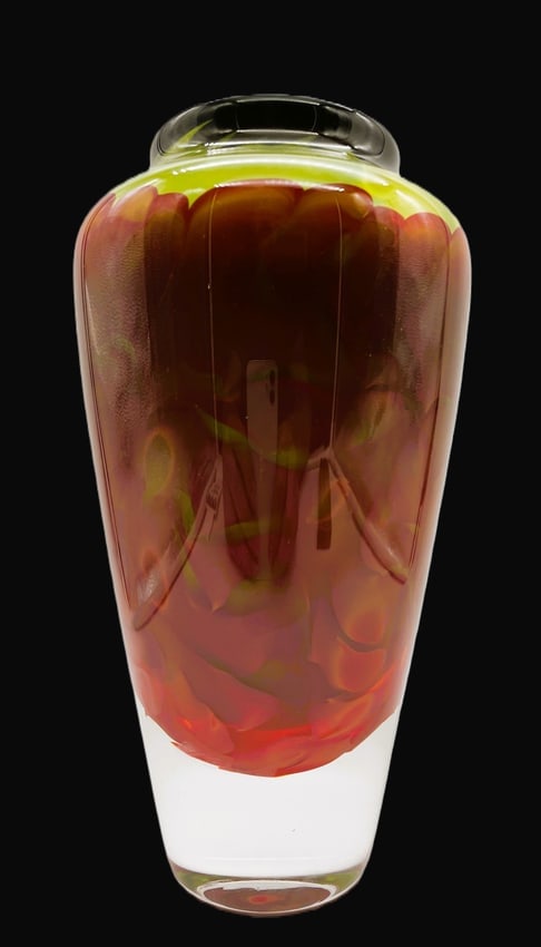 STUNNING JOSEPH NIELANDER VEILED SCULPTURAL VASE - 5