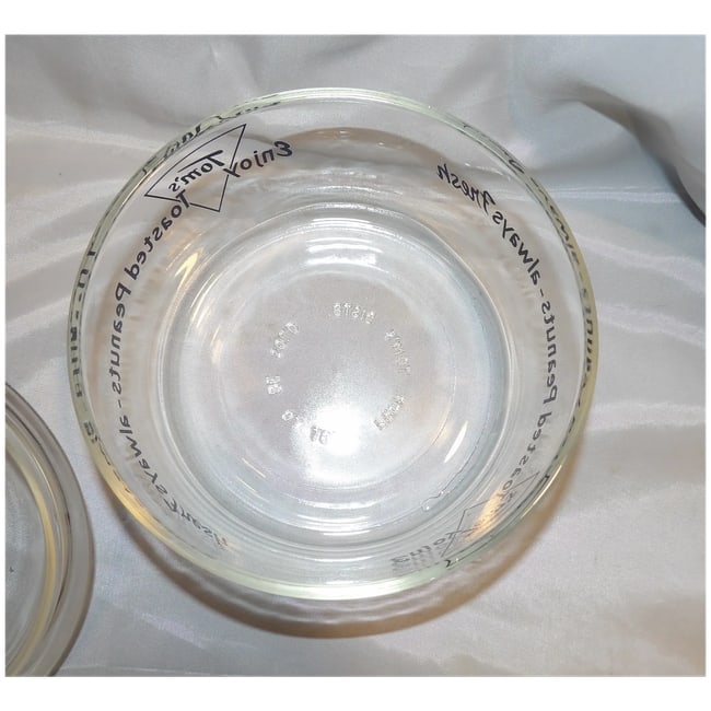 RARE Tom's Toasted Peanuts Always Fresh -Tom's Distb. 2 Qt Container - 9