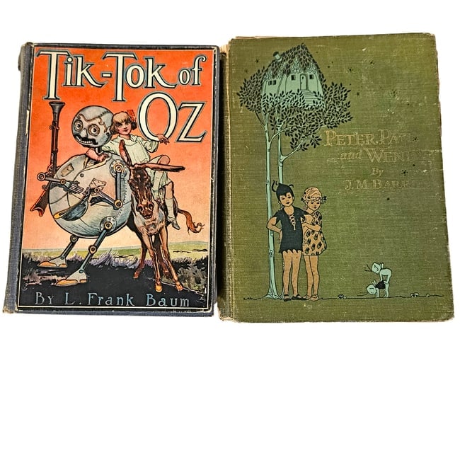 Peter Pan and The Tik Tok of Oz hard Cover Books (1 of 7)
