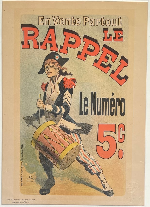 Les Maitres de l'Affiche pl.209 Le Rappel by Jules Cheret - 3