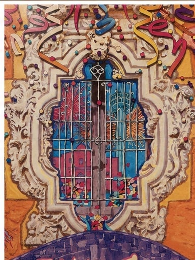 2013 Fiesta San Antonio Poster by Stuart A. Seal, Backed Exhibition Print - 4