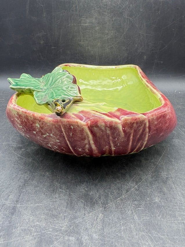 1953 McCoy Grape Dish Bulb Planter - 3
