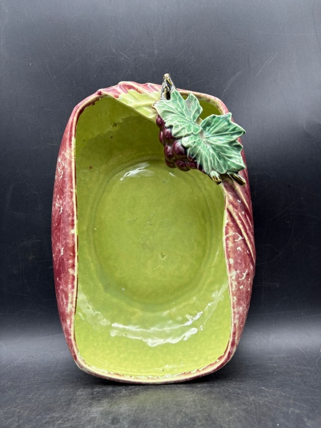 1953 McCoy Grape Dish Bulb Planter - 6