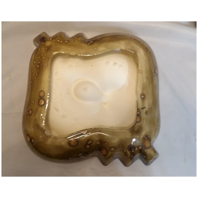 Rare Ceramic MCM Ashtray- Cigars, cigarettes and Pipe - 7