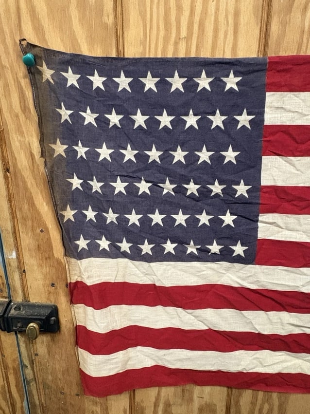 Early 48 Star Us Flag - 2