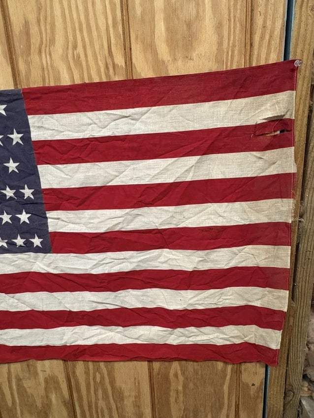 Early 48 Star Us Flag - 3