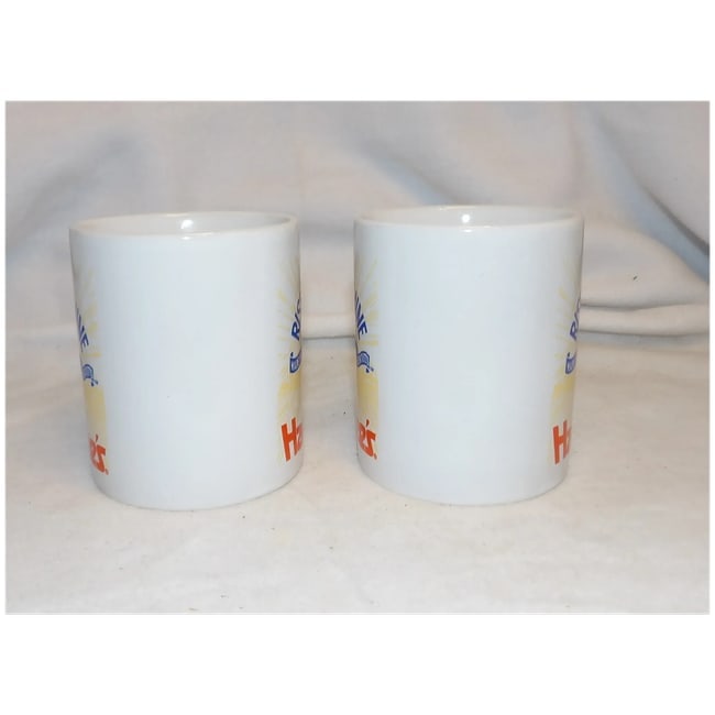 Vintage 1995 Rise and Shine Hardee's Mugs - 3