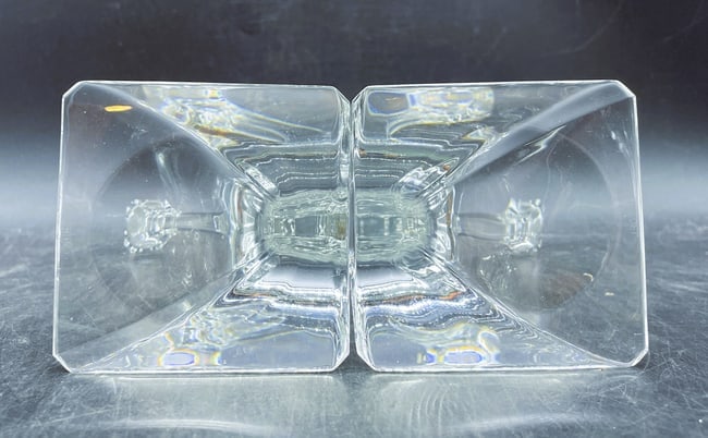 MCM RIEDEL DUETTO AUSTRIA CRYSTAL CANDLESTICKS - 7