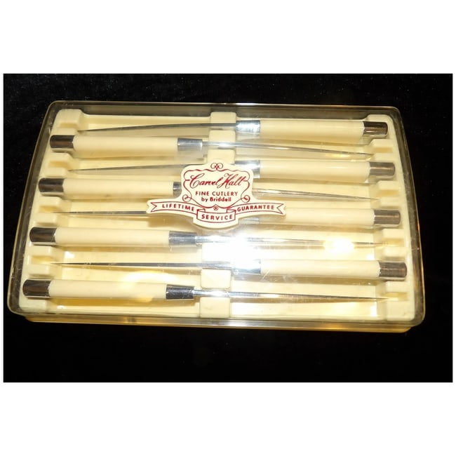 Briddell Carvel Hall Steak Knives Fine Cutlery Original Case - Set of 8 - 2